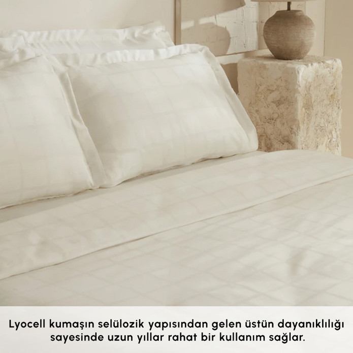Karaca Home Royale Çift Kişilik Nevresim Takımı Beyaz