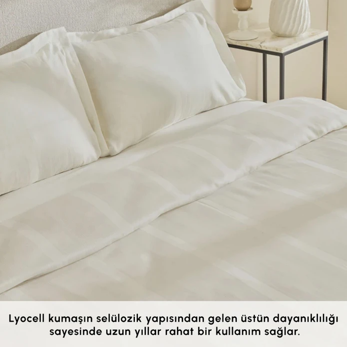 Karaca Home Alvin King Size Nevresim Takımı Beyaz