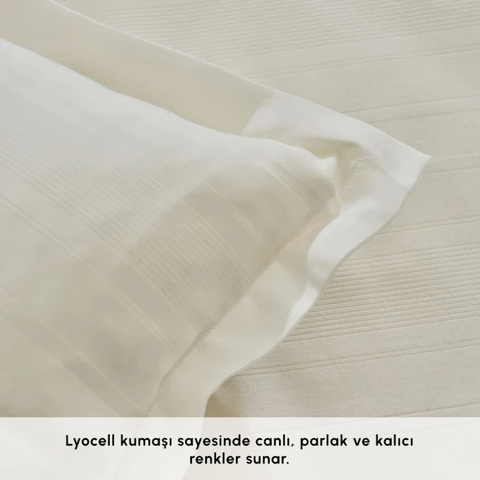 Karaca Home Alvin King Size Nevresim Takımı Beyaz