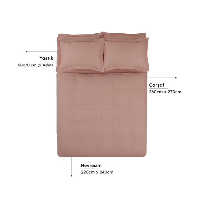 Karaca Home Alvin King Size Nevresim Takımı Mürdüm