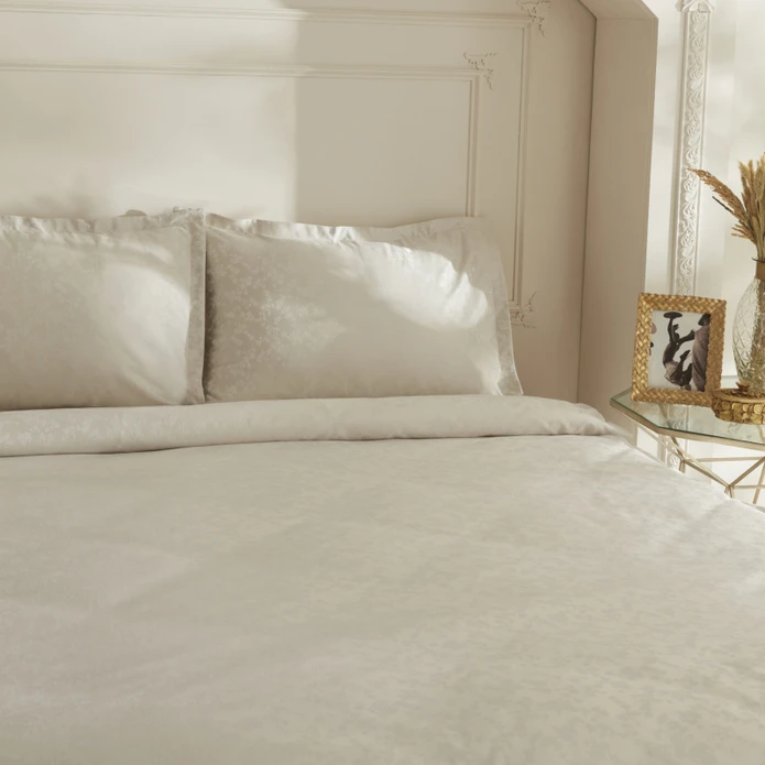 Karaca Home White Collection Venessa Çift Kişilik Nevresim Takımı Ekru 