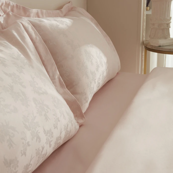 Karaca Home White Collection Viole Çift Kişilik Nevresim Takımı Pudra 