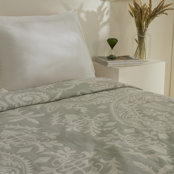 Karaca Home Avery Müslin Çift Kişilik Pike Takımı Mint