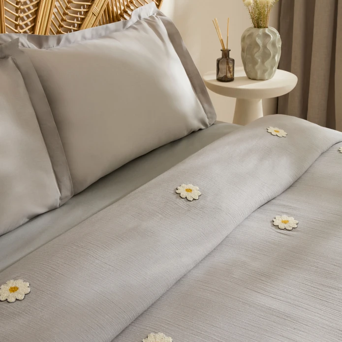 Karaca Home Liona %100 Pamuk Müslin Çift Kişilik Pike Takımı Gri 
