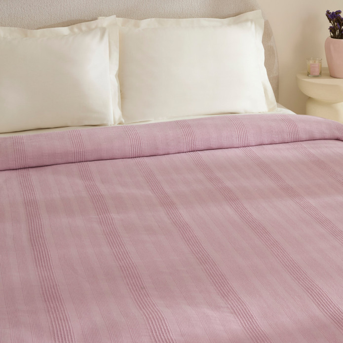 Karaca Home Layna Ecocell Çift Kişilik Tek Pike Mürdüm