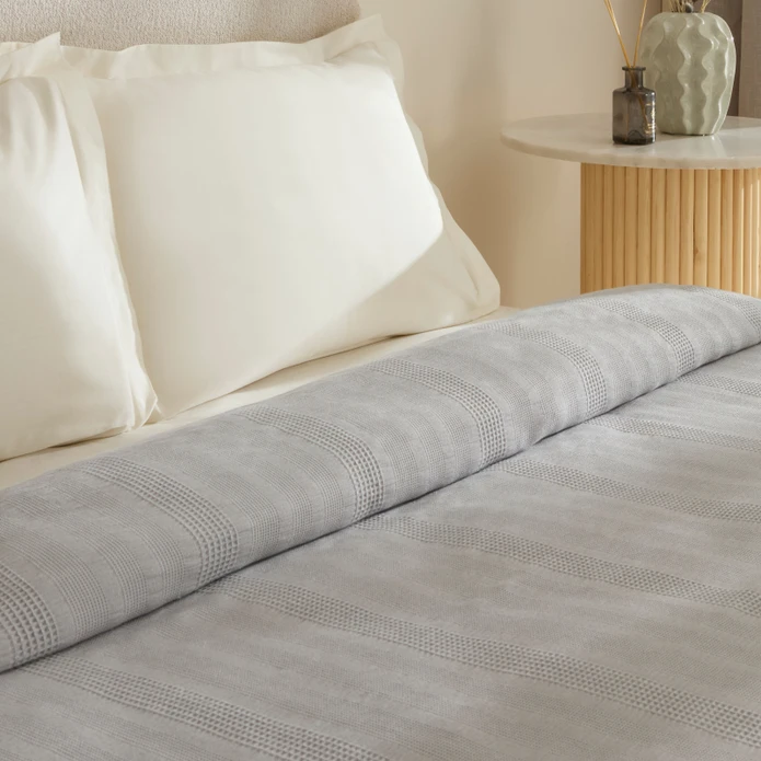 Karaca Home Layna Ecocell Çift Kişilik Tek Pike Gri