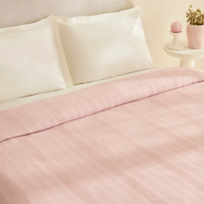 Karaca Home Layna Ecocell Çift Kişilik Tek Pike Pudra