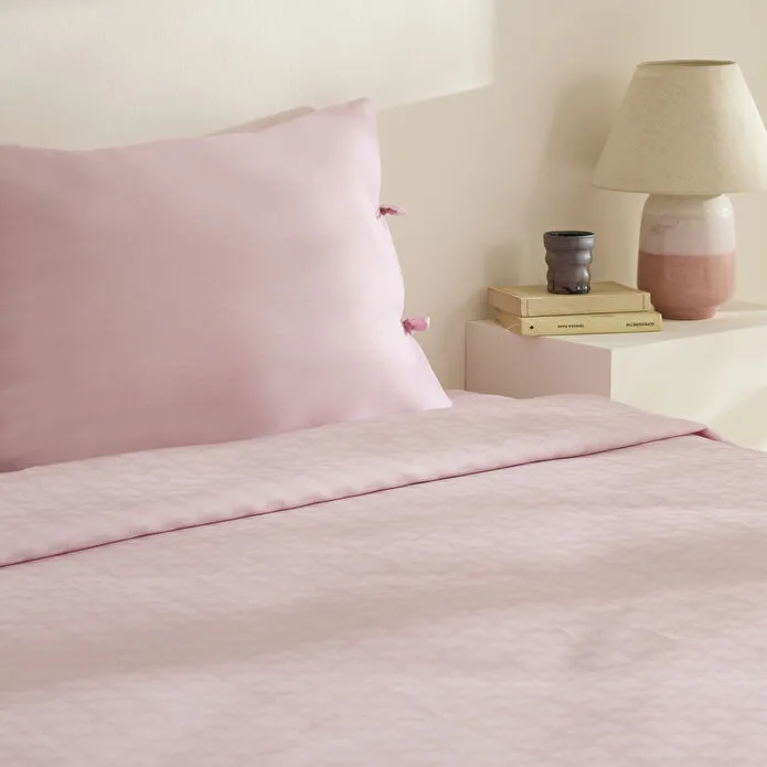 Karaca Home Sarra Britli Bambu Çift Kişilik Pike Takımı Pudra