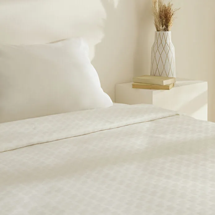 Karaca Home Sarra Britli Bambu Çift Kişilik Pike Takımı Ekru