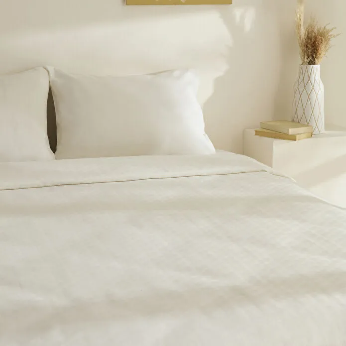 Karaca Home Sarra Britli Bambu Çift Kişilik Pike Takımı Ekru