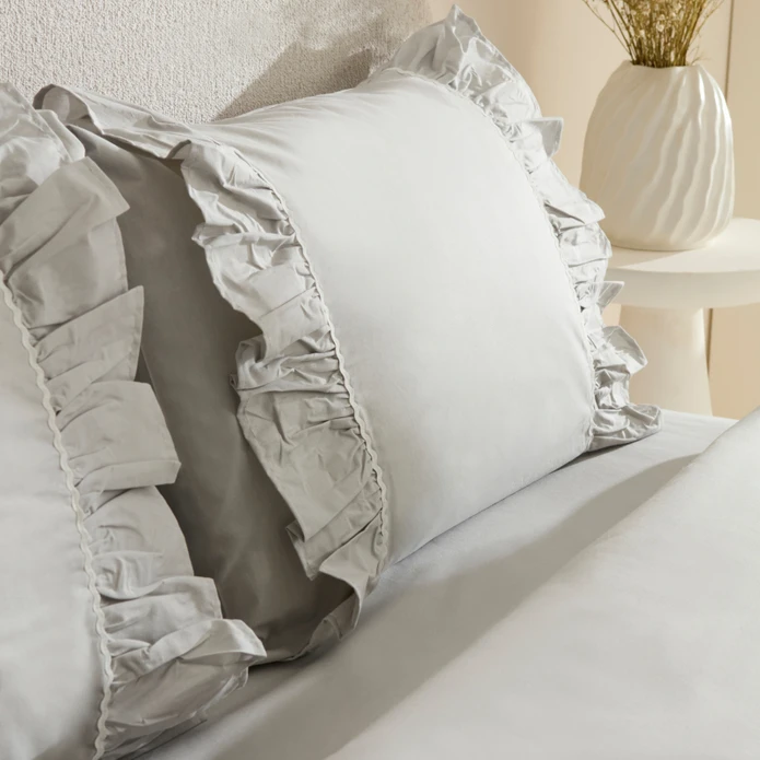 Karaca Home Viento %100 Pamuk Çift Kişilik Nevresim Takımı Gri