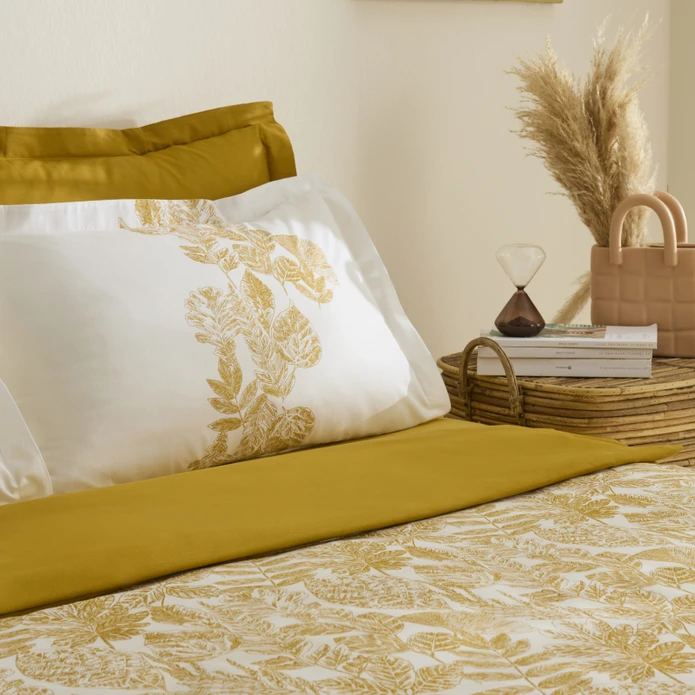 Karaca Home Orla %100 Pamuk Tek Kişilik Nevresim Takımı Sarı
