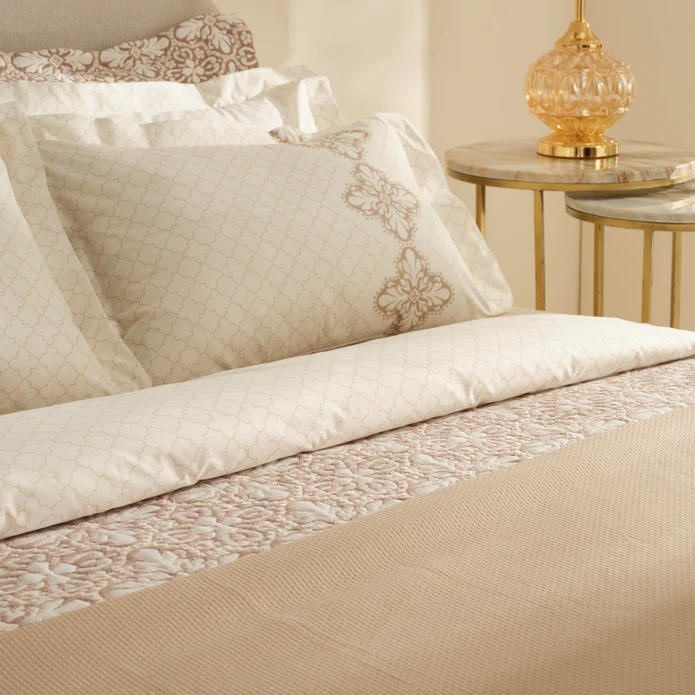 Karaca Home Luvina 8 Parça Çift Kişilik Summer Set Bej 