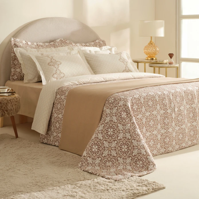 Karaca Home Luvina 8 Parça Çift Kişilik Summer Set Bej 