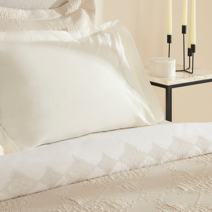 Karaca Home Clare Çift Kişilik 7 Parça Düet Set Ekru