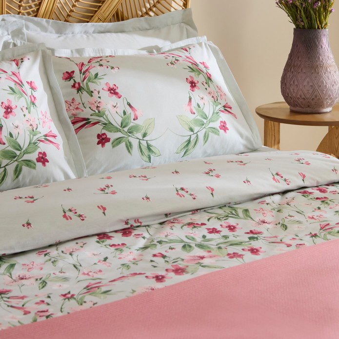 Karaca Home Madison %100 Pamuk Çift kişilik Nevresim Pike Takımı Pembe