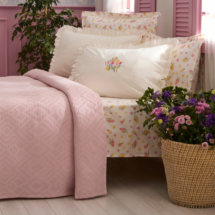 Karaca Home Astra Nish Set Çift Kişilik Pike Takımı Multicolor