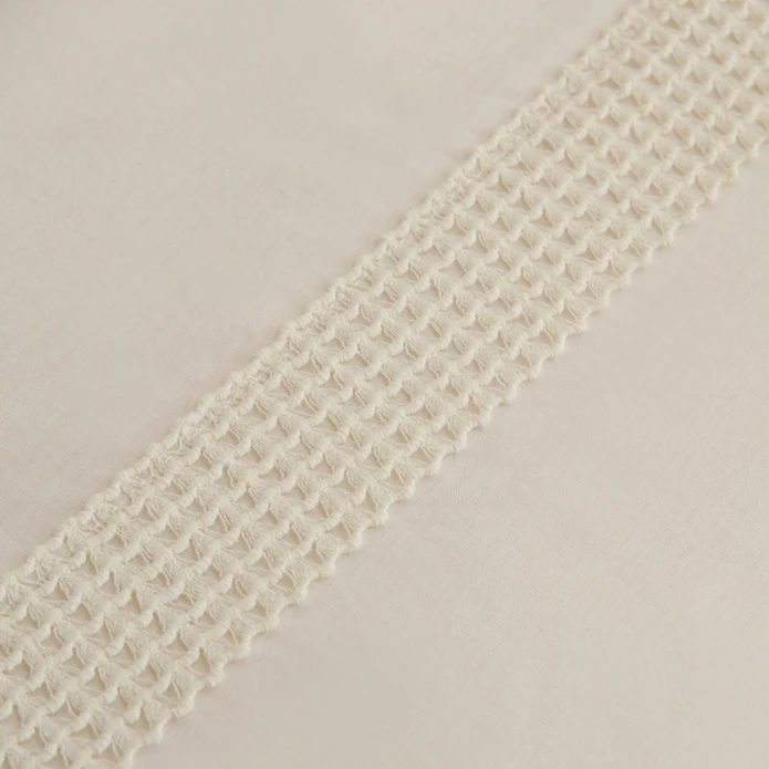 Karaca Home White Coll Cielo %100 Pamuk Çift Kişilik Nevresim Takımı Beyaz