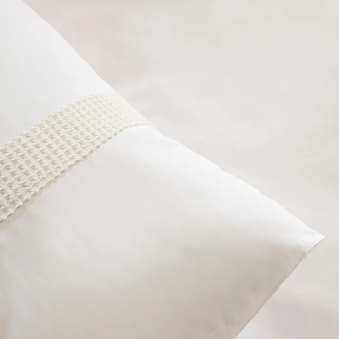 Karaca Home White Coll Cielo %100 Pamuk Çift Kişilik Nevresim Takımı Beyaz