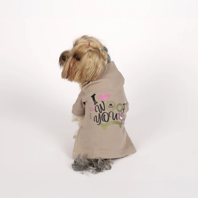 Karaca Home x Pati I Woof you T-Shirt S Beden Vizon