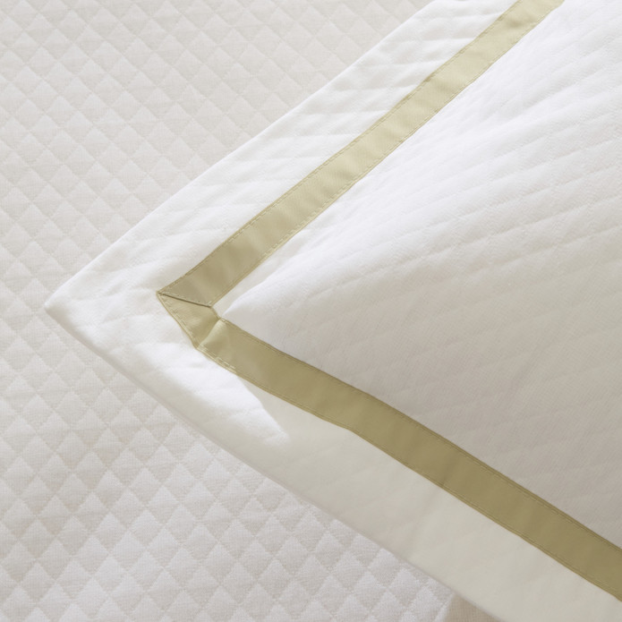 Karaca Home White Collection Doris %100 Pamuk Çift Kişilik Yatak Örtüsü Takımı Adaçayı