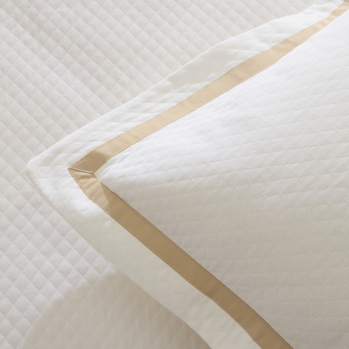Karaca Home White Collection Doris %100 Pamuk Çift Kişilik Yatak Örtüsü Takımı Bej