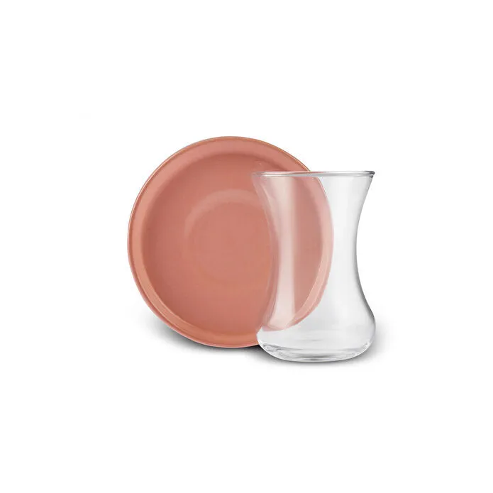 Karaca Rainbow 6 Kişilik 12 Parça Yuvarlak Çay Seti