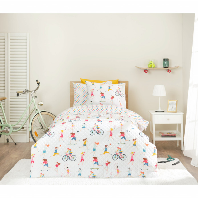 Karaca Home Young Girls %100 Pamuk Tek Kişilik Complete Takımı