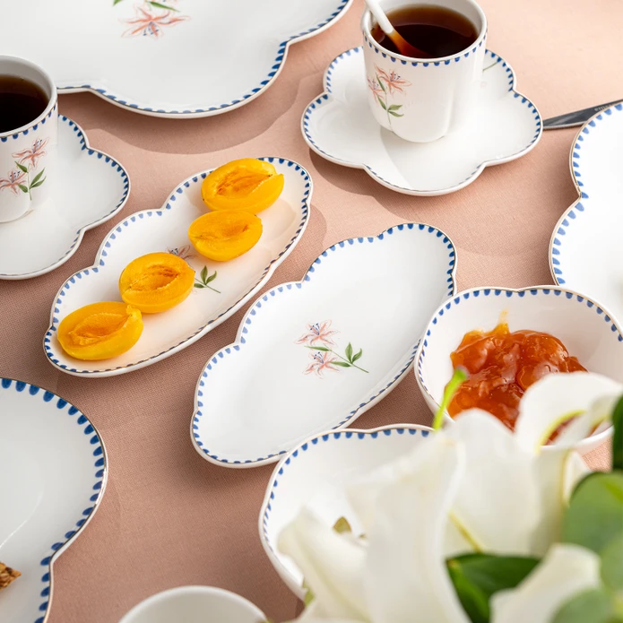 Emsan Lilium Porselen 32 Parça 6 Kişilik Kahvaltı/Servis Takımı