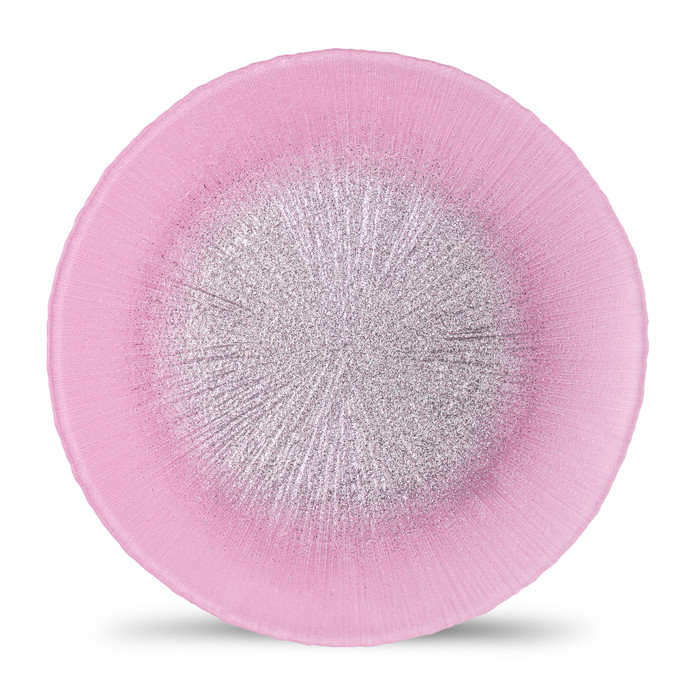 Emsan Pastel 7 Parça Cam Pasta / Tatlı Seti Pembe