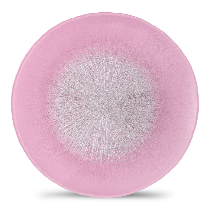 Emsan Pastel 7 Parça Cam Pasta / Tatlı Seti Pembe