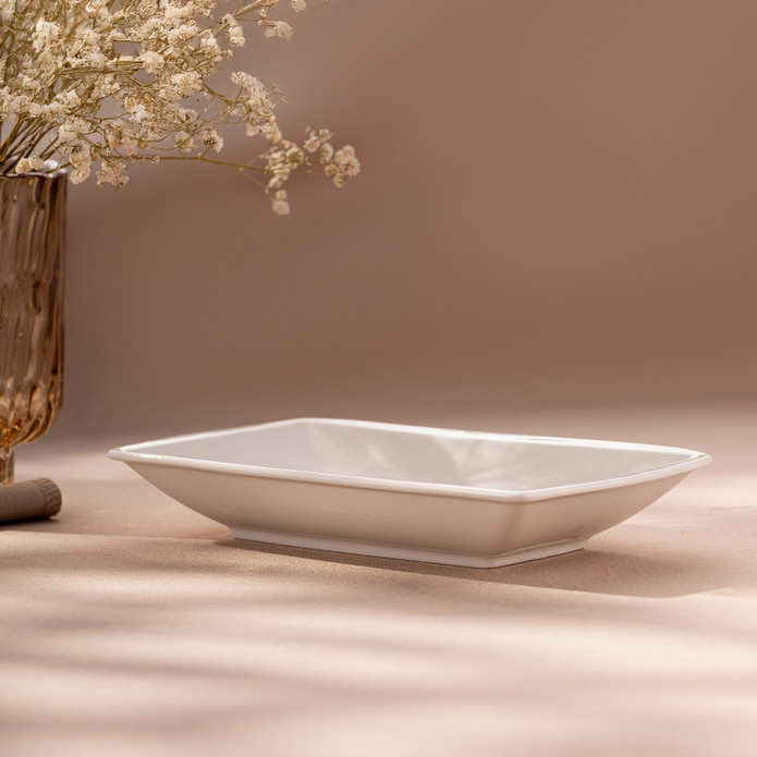 Emsan Pamukkale Dikdörtgen Kayık Tabak 18 cm