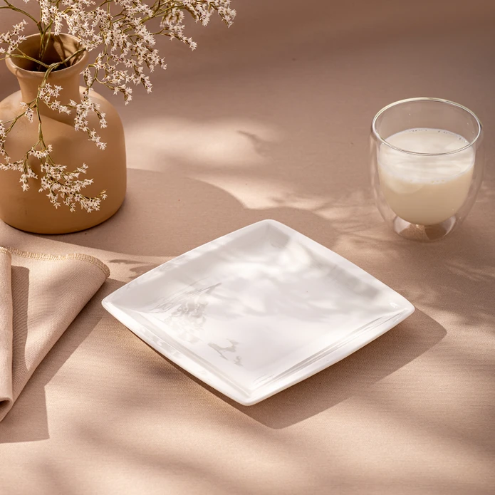 Emsan Pamukkale Kare Tabak 18 cm