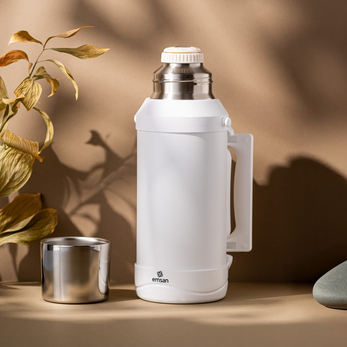 Emsan Thermafort Termos Beyaz 1500 ml