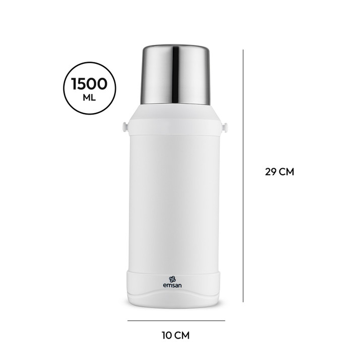 Emsan Thermafort Termos Beyaz 1500 ml