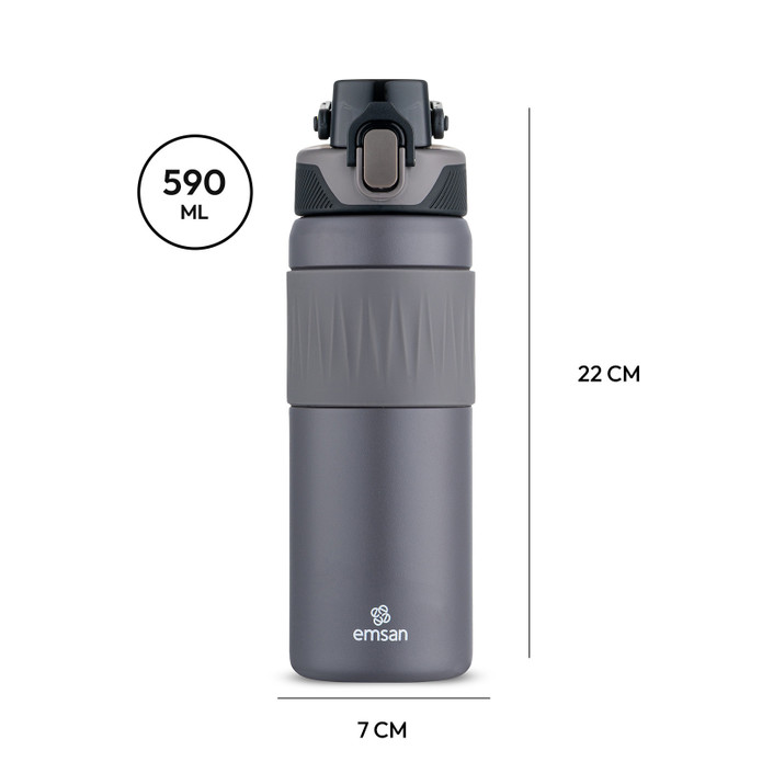 Emsan Sportline Termos Gri 590 ml