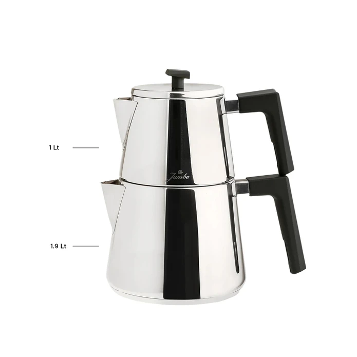 Jumbo Dynamic Steel Çaydanlık