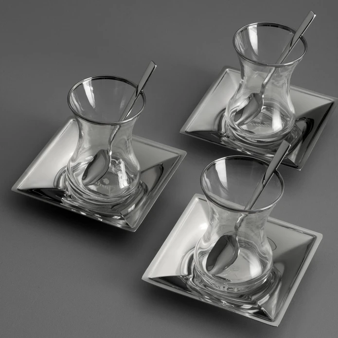 Jumbo Timeless 18 Parça Çay Seti Çelik