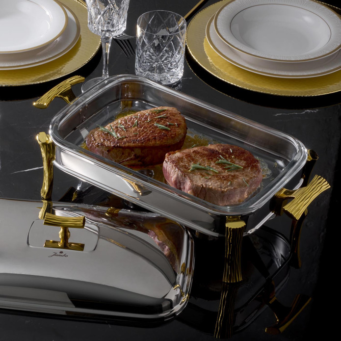 Jumbo Herencia Isıtmalı Servis Seti 2L Gold