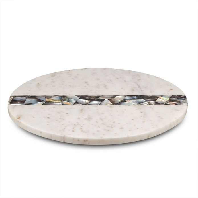 Jumbo Romano Mermer Servislik 14 x 14 x 1,76 cm Beyaz