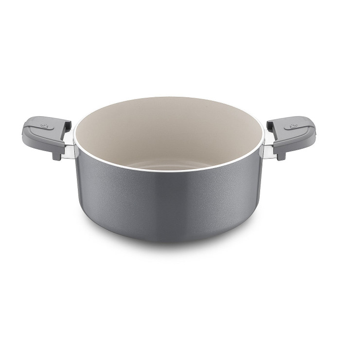 Jumbo Swiss Crystal 7 Parça Tencere Seti Grey