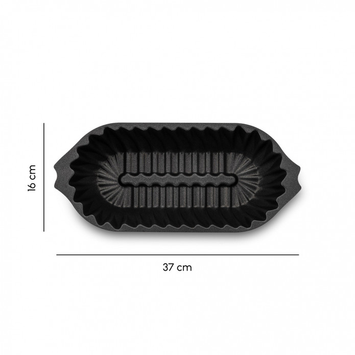 Jumbo Shark Ceramic Black Baton Kek Kalıbı