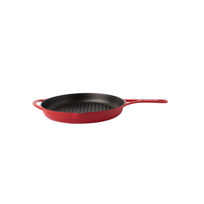 Pot Art Kırmızı Döküm Grill Tava 28 cm