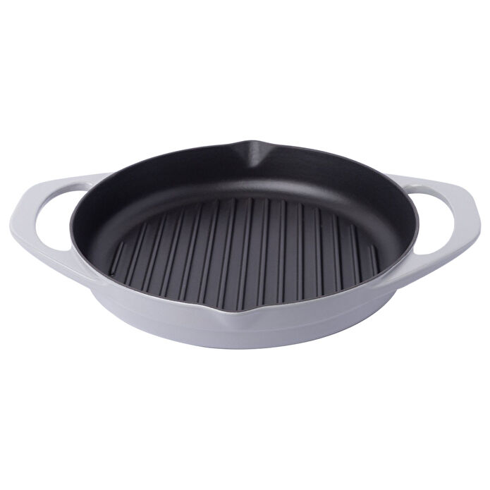Pot Art Gri Yuvarlak Döküm Grill Tava 30 cm
