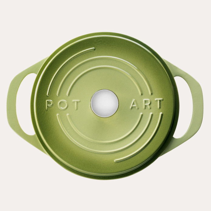 Pot Art 26 Cm Sığ Tencere Mat Mint Yeşil