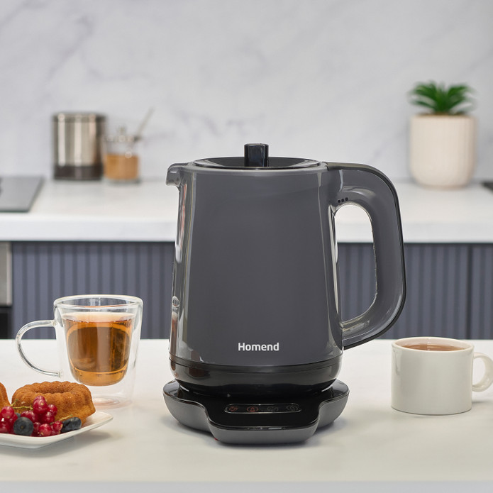 Homend Royaltea 1729H Konuşan Çay Makinesi Antrasit