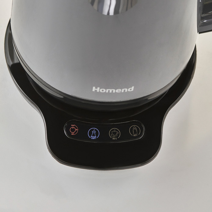 Homend Royaltea 1729H Konuşan Çay Makinesi Antrasit