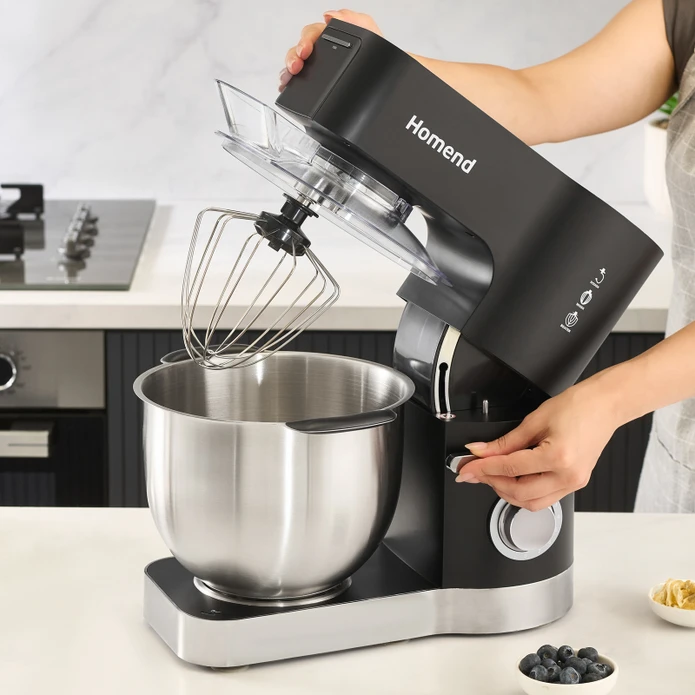 Homend Artfood 3025h Hamur Yoğurma Makinesi Siyah 1200W 5,5L