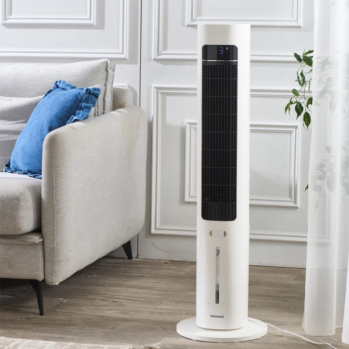 Homend Fanomen 9011H Uzaktan Kumandalı Soğuk Su ve Buz Hazneli Kule Tipi Vantilatör 60W