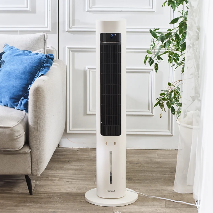 Homend Fanomen 9011H Uzaktan Kumandalı Soğuk Su ve Buz Hazneli Kule Tipi Vantilatör 60W